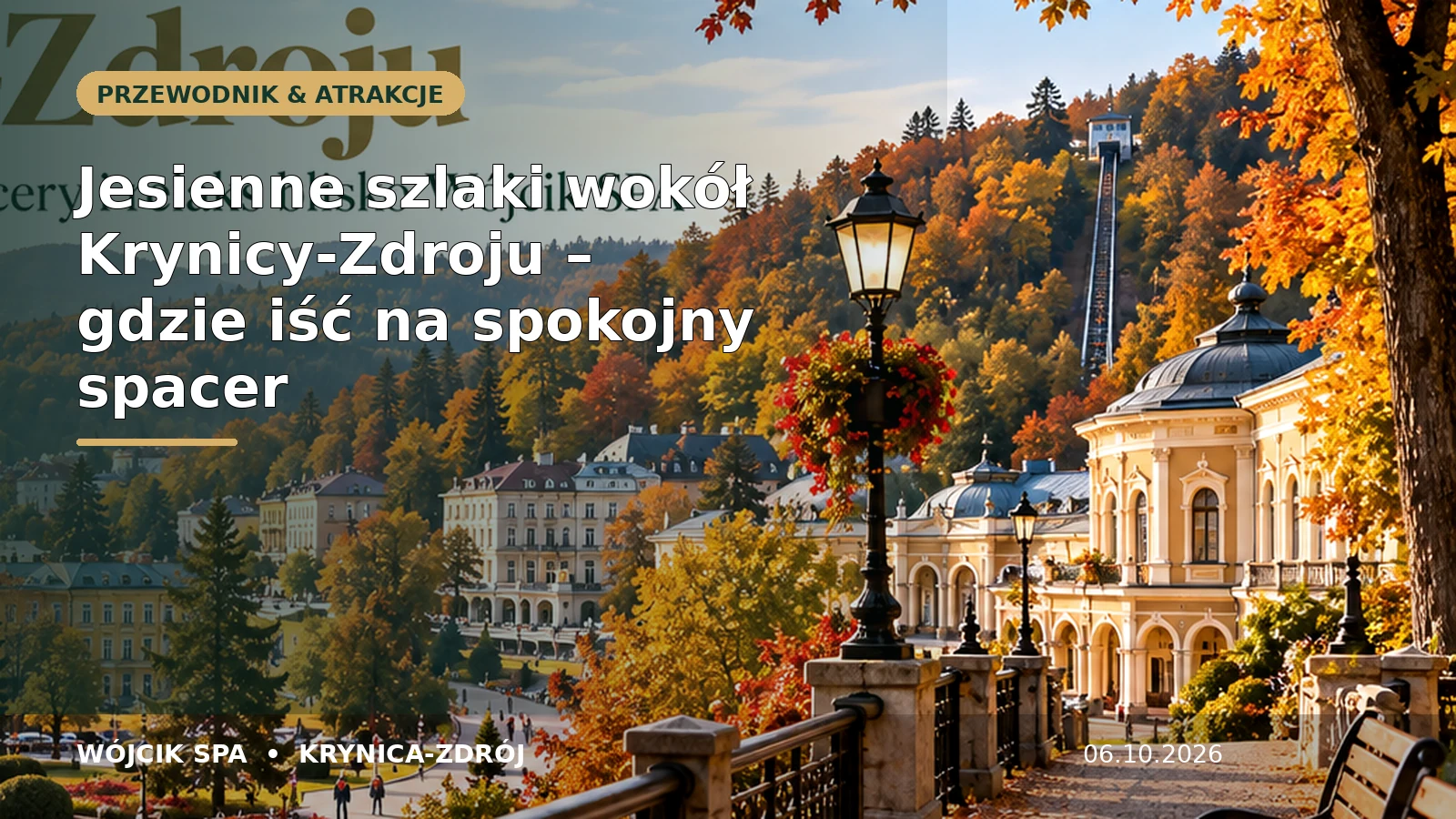 Jesienne szlaki wokół Krynicy-Zdroju – gdzie iść na spokojny spacer – Wójcik SPA Krynica-Zdrój