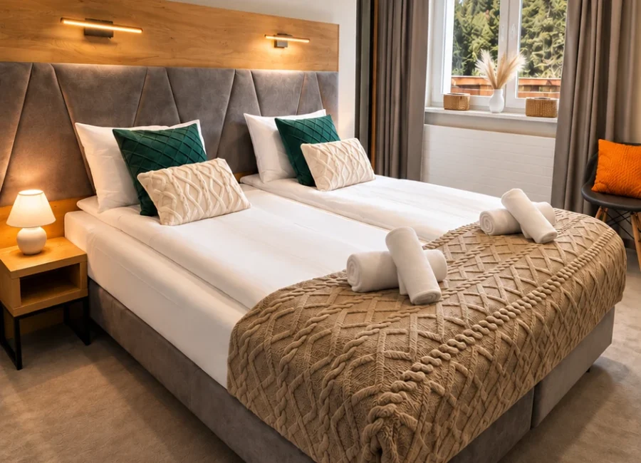 Pokój z łóżkiem typu king-size – 101 – Wójcik SPA Krynica-Zdrój – zdjęcie 5